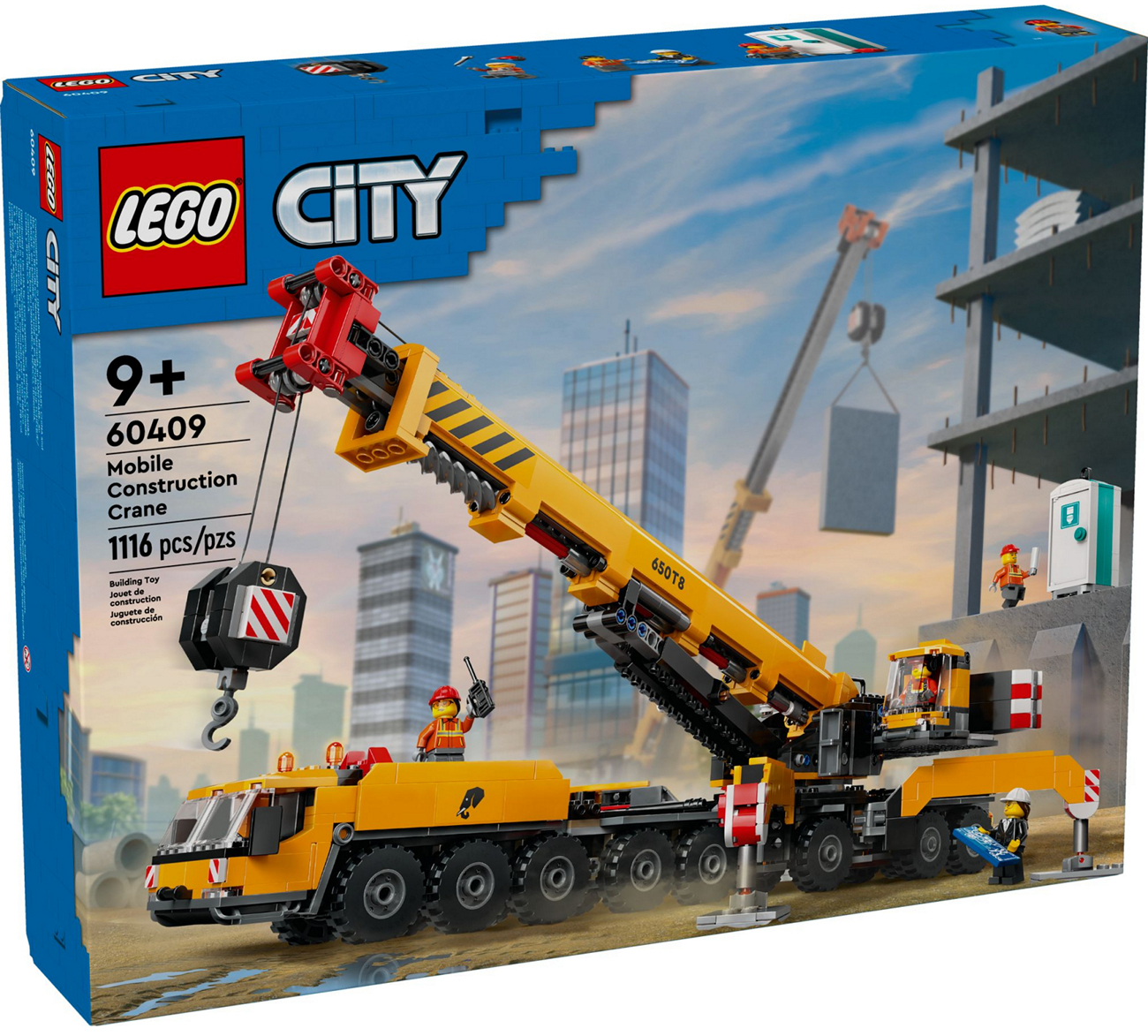 Конструктор Lego City Желтый передвижной строительный кран (60409)