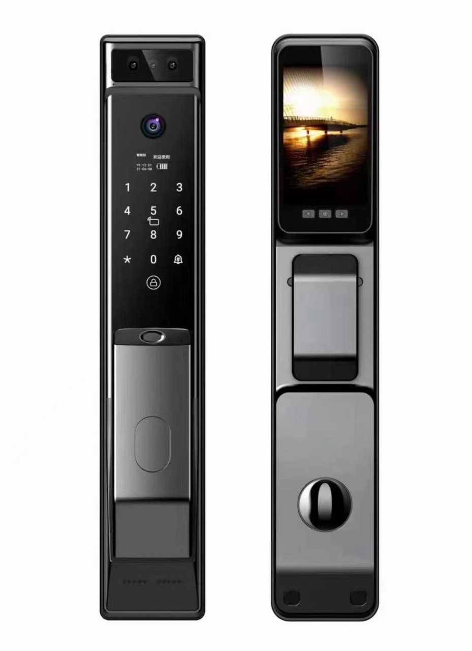 Умный дверной замок Roome Tuya 3D face intercom Lock 3D face-2 черный