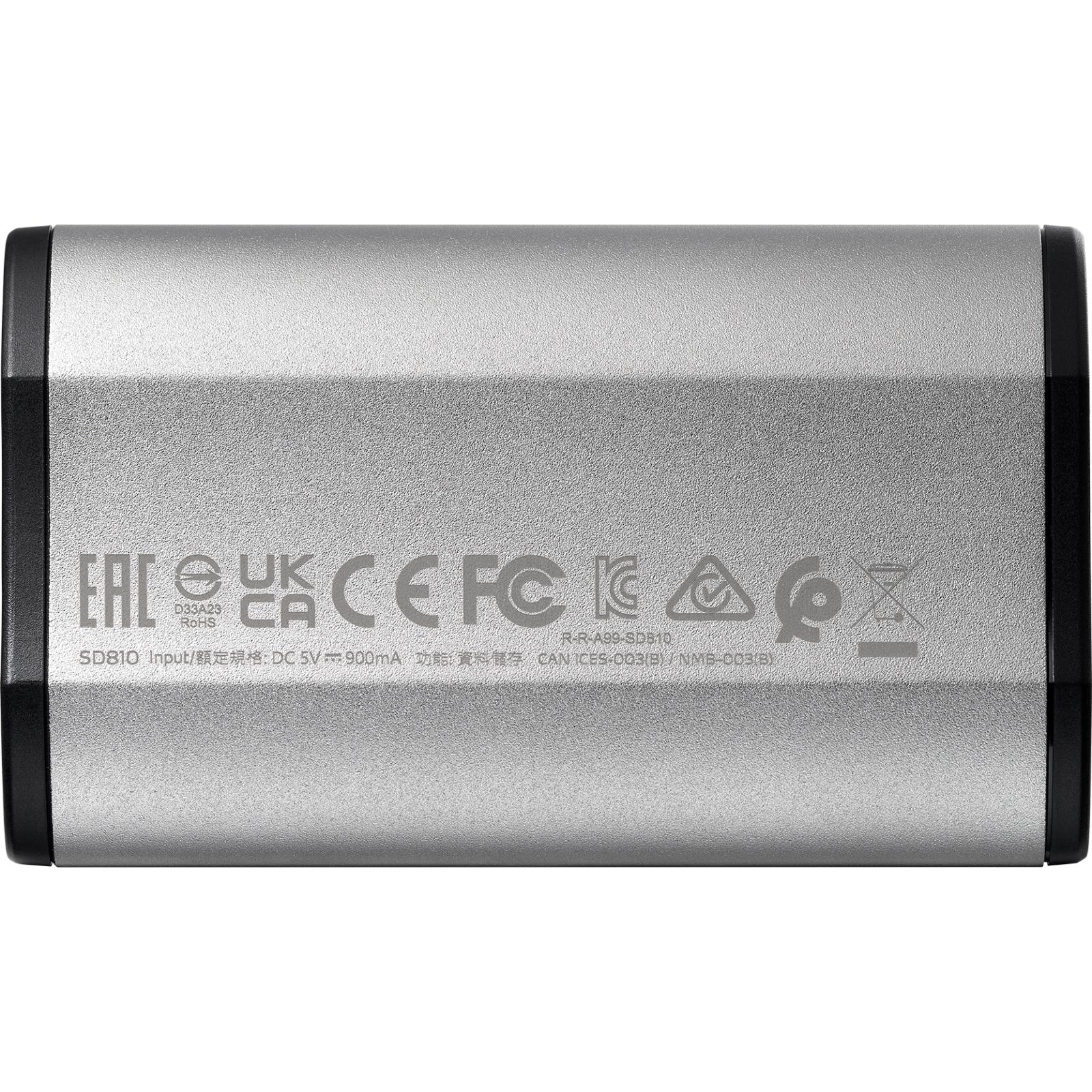 Внешний накопитель A-Data SD810 1Tb серый (SD810-1000G-CSG)