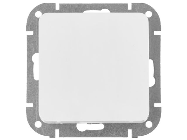 Выключатель 1 клав. перекрестный (cкрытый, 10А) белый, Astrum, Bylectrica (промежуточный)