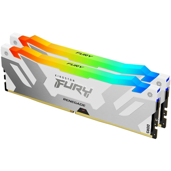 Оперативная память Kingston Fury Renegade RGB White XMP 32Gb DDR5 (KF572C38RWAK2-32)