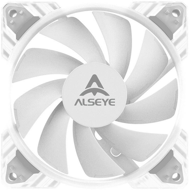 Кулер для корпуса Alseye N12-W белый