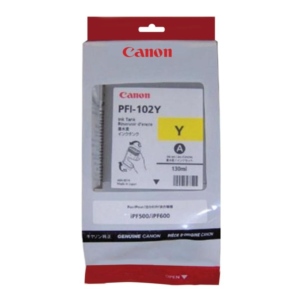 Картридж Canon PFI-102Y желтый (0898B001)