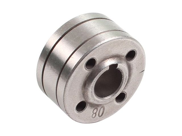 Ролик подающий ф 30/10 мм, шир. 17 мм, проволока ф 0,6-0,8 мм (V-тип) (для твердой проволоки: омедненная, полированная, нержавеющая) (SOLARIS)