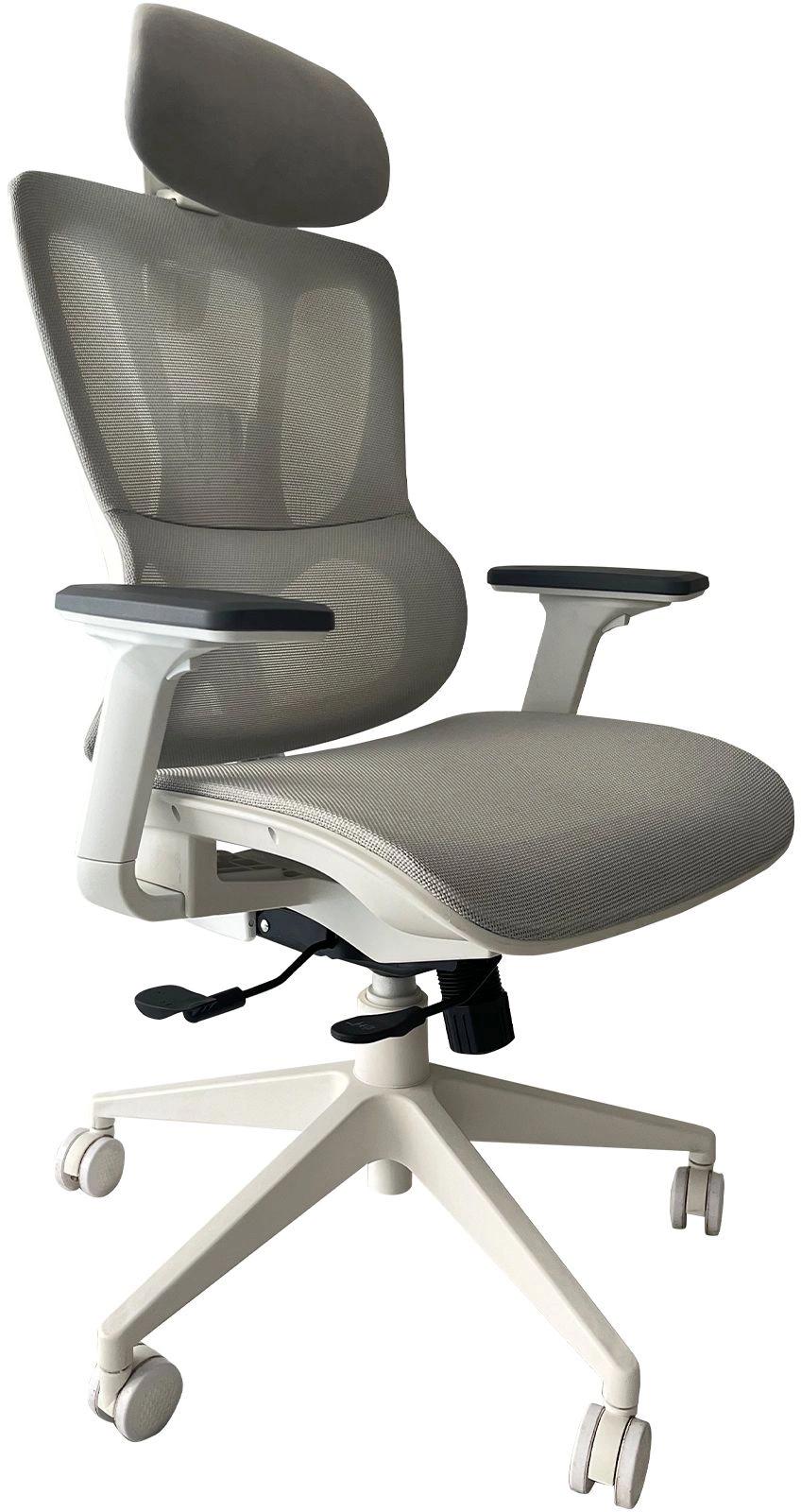 Офисное кресло Cactus CS-CHR-MC02GY серый пластик белый