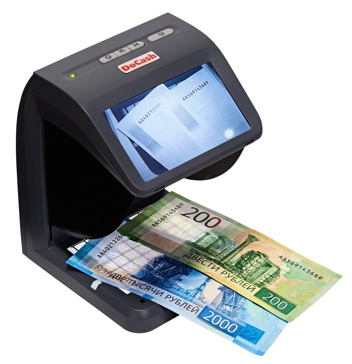 Детектор банкнот Docash Mini Combo