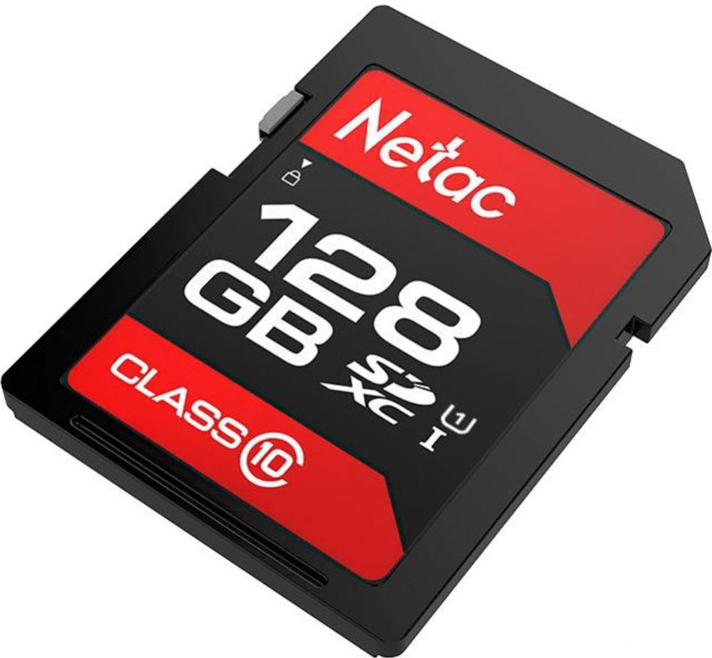 Карта памяти Netac U1/C10 P600 SDXC 128GB (NT02P600STN-128G-R)