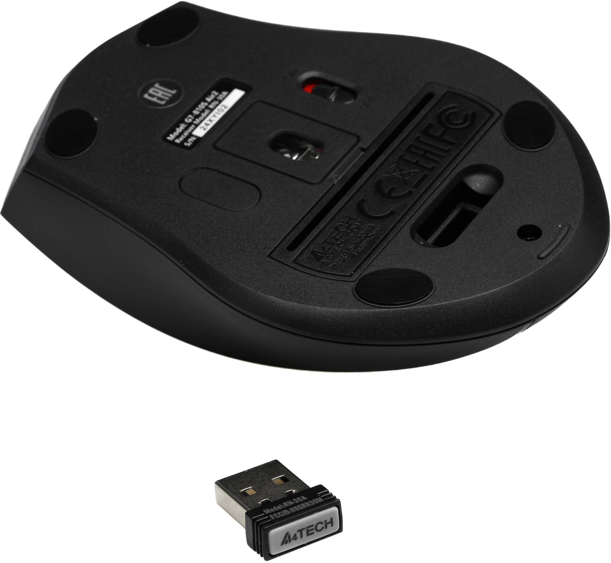 Мышь A4Tech G7-810S Air2 черный