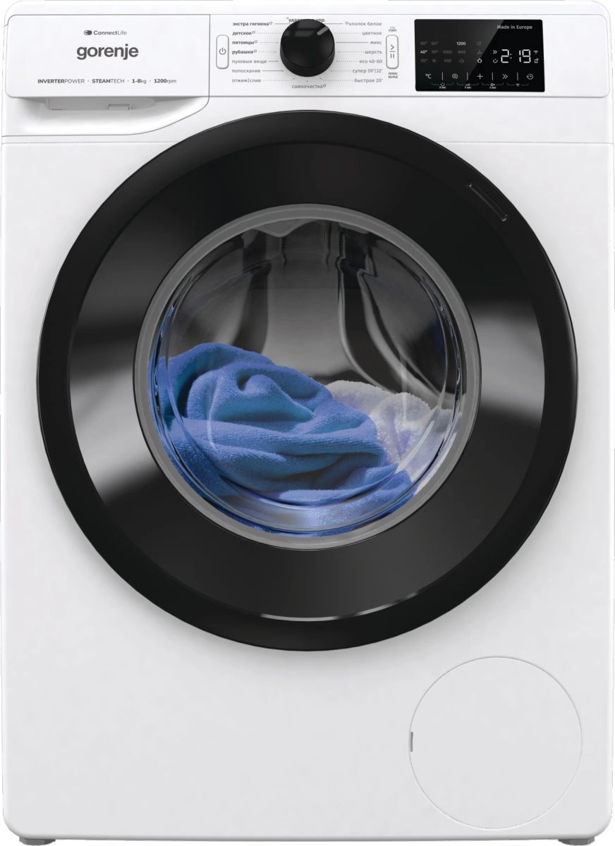 Стиральная машина Gorenje WPNEI82SBSWIFI/C белый