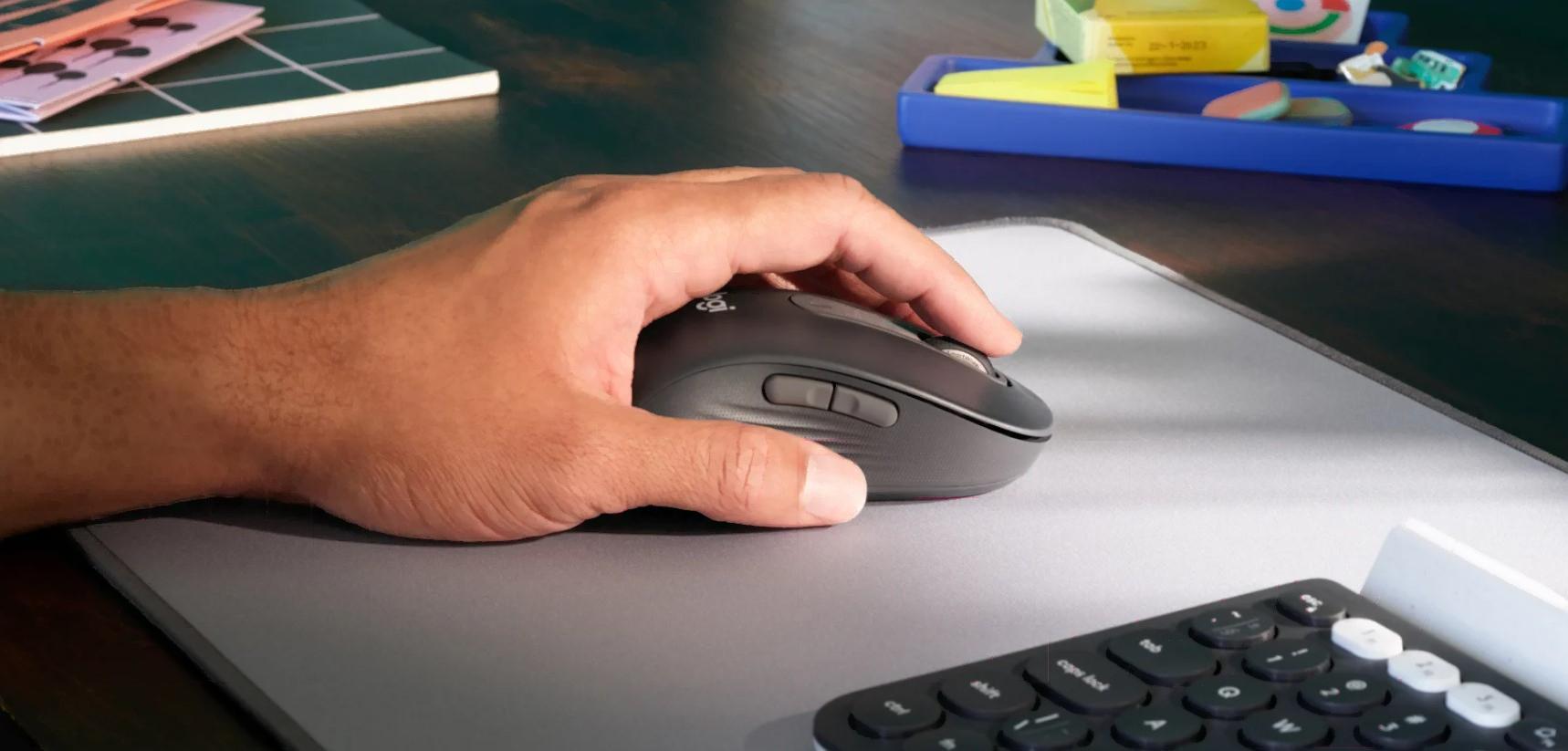 Мышь Logitech M650 Signature Bluetooth Mouse Graphite (910-006253)