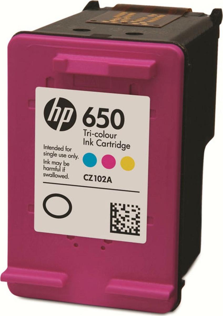 Картридж HP 650 трёхцветный (CZ102AE)