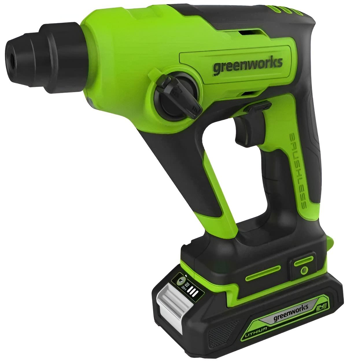 Перфоратор Greenworks GD24SDS1 (3803107UA)