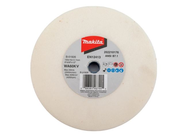 Заточной круг 150х16х12,7 WA60 MAKITA
