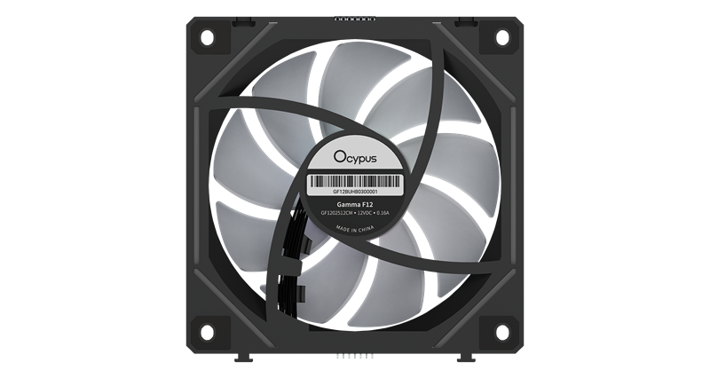 Комплект вентиляторов для корпуса Ocypus Gamma F12 UNI BK ARGB 3 IN 1 (Gamma-F12-BK3AM00U-GL)