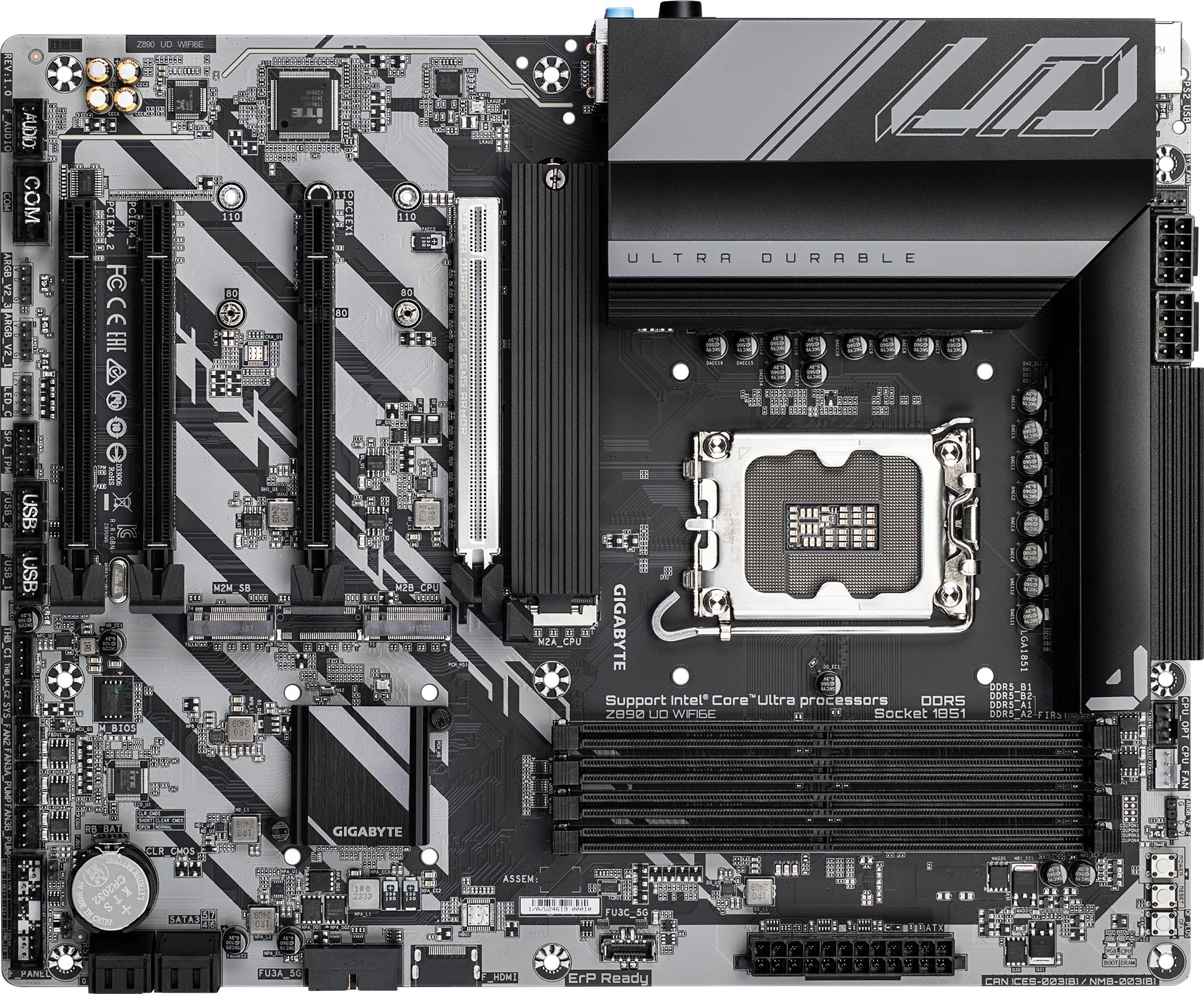 Материнская плата Gigabyte Z890 UD WIFI6E rev. 1.0