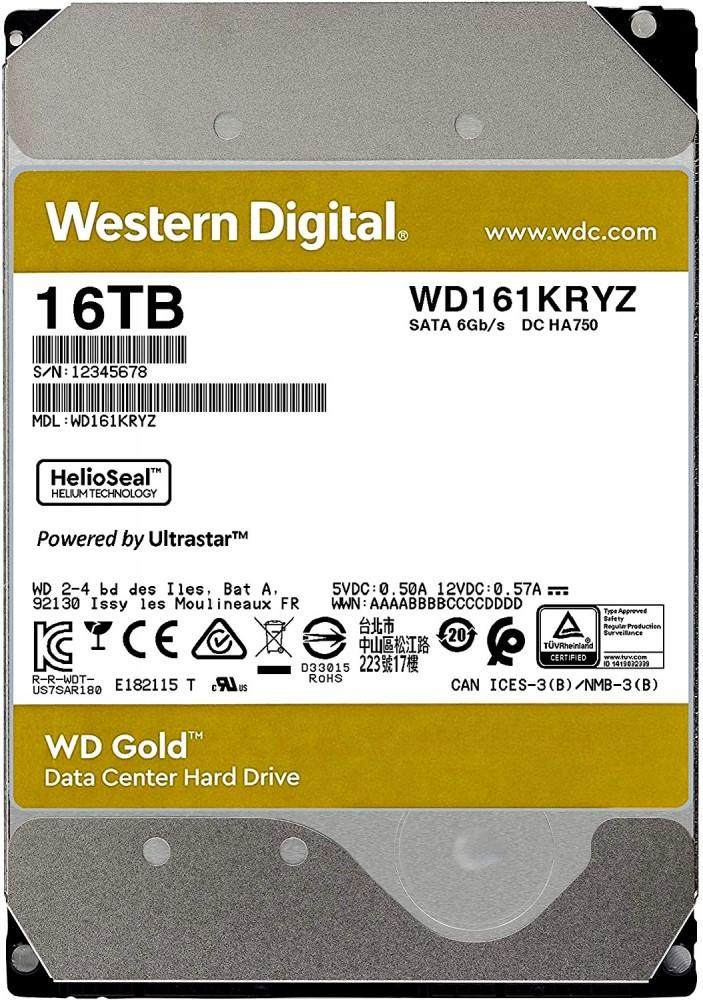 Жесткий диск WD Gold 16TB (WD161KRYZ)