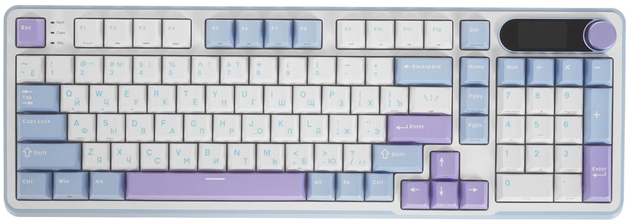 Клавиатура Royal Kludge RK-S98 Cream switch/Taro Milk