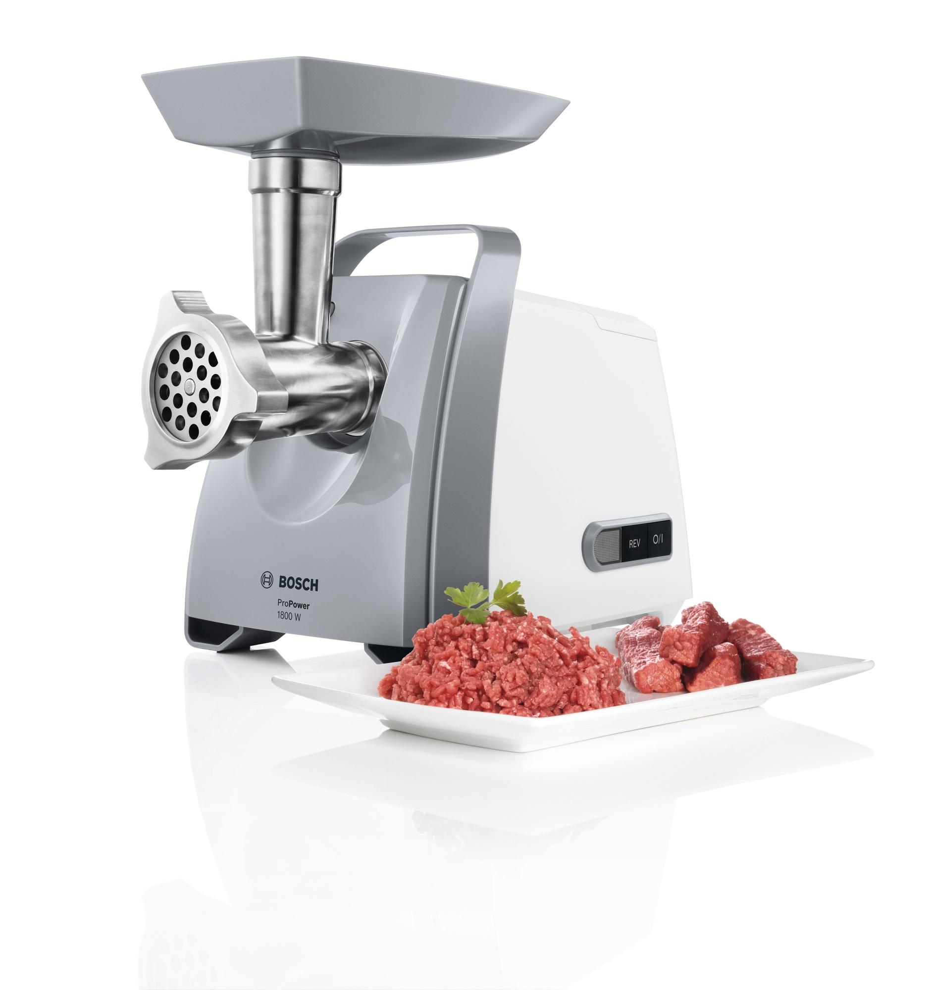 Мясорубка Bosch MFW66020 белый/серый