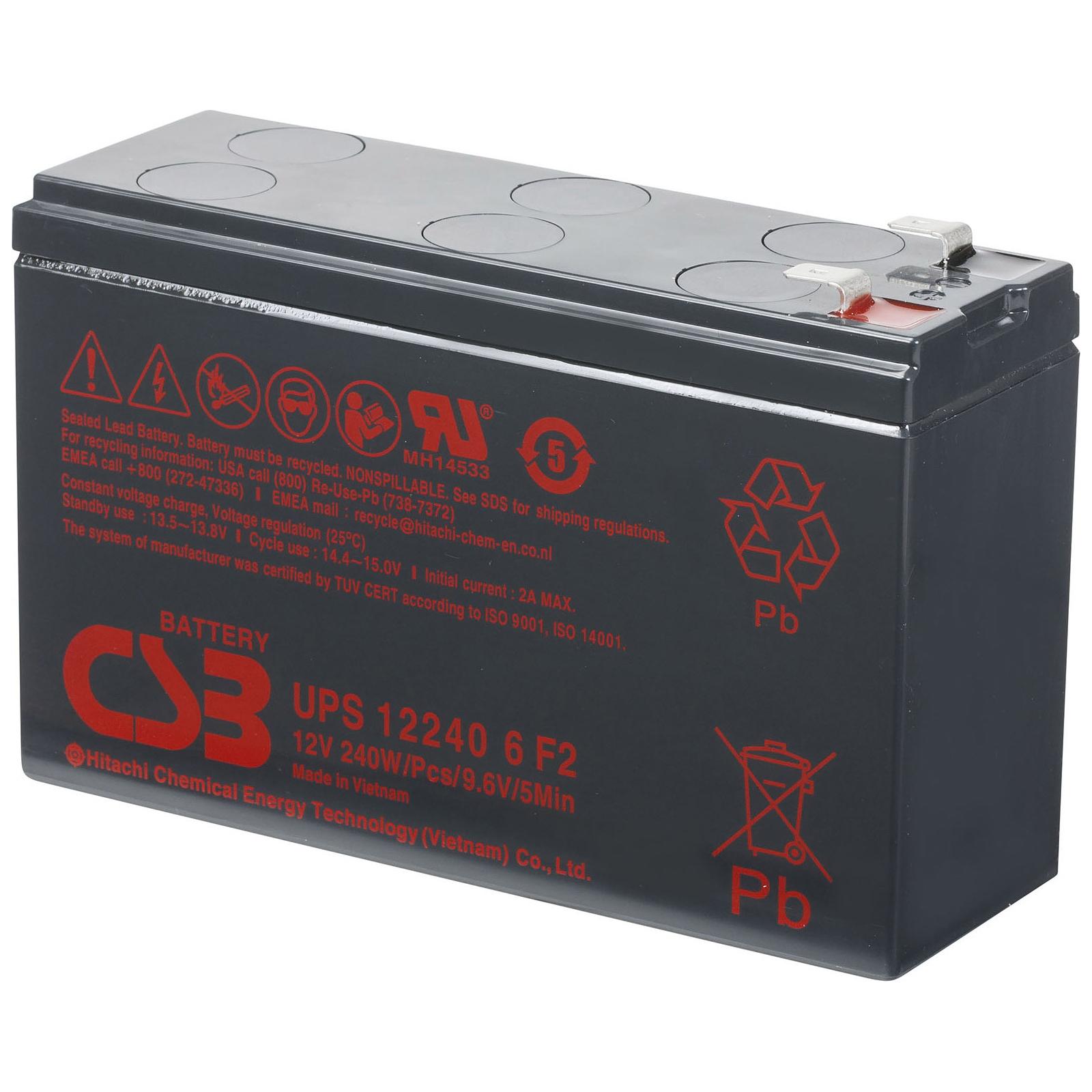 Аккумулятор для ИБП CSB 12V/5Ah Slim (UPS 12240 6 F2)