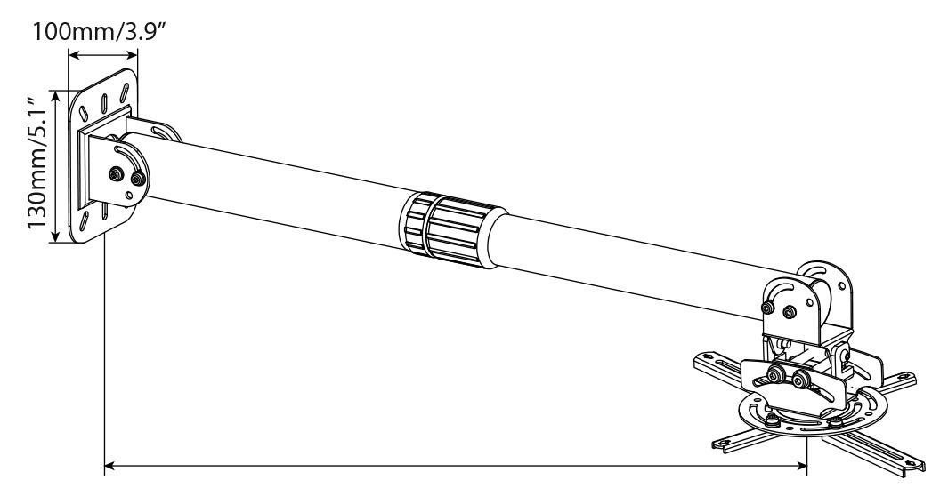 Кронштейн Cactus CS-VM-PR16L-AL