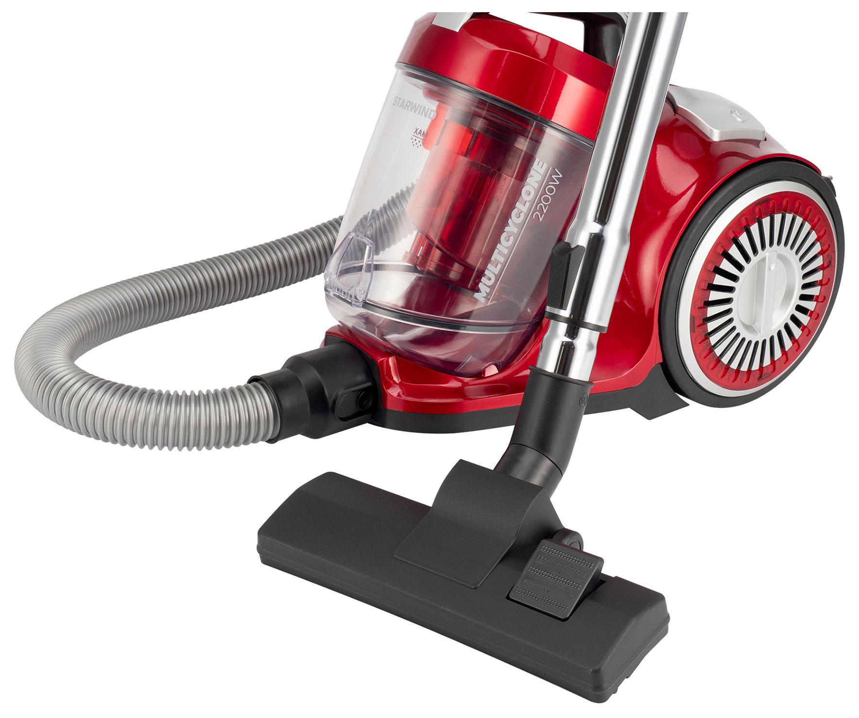 Пылесос StarWind SCV2286 красный/серый