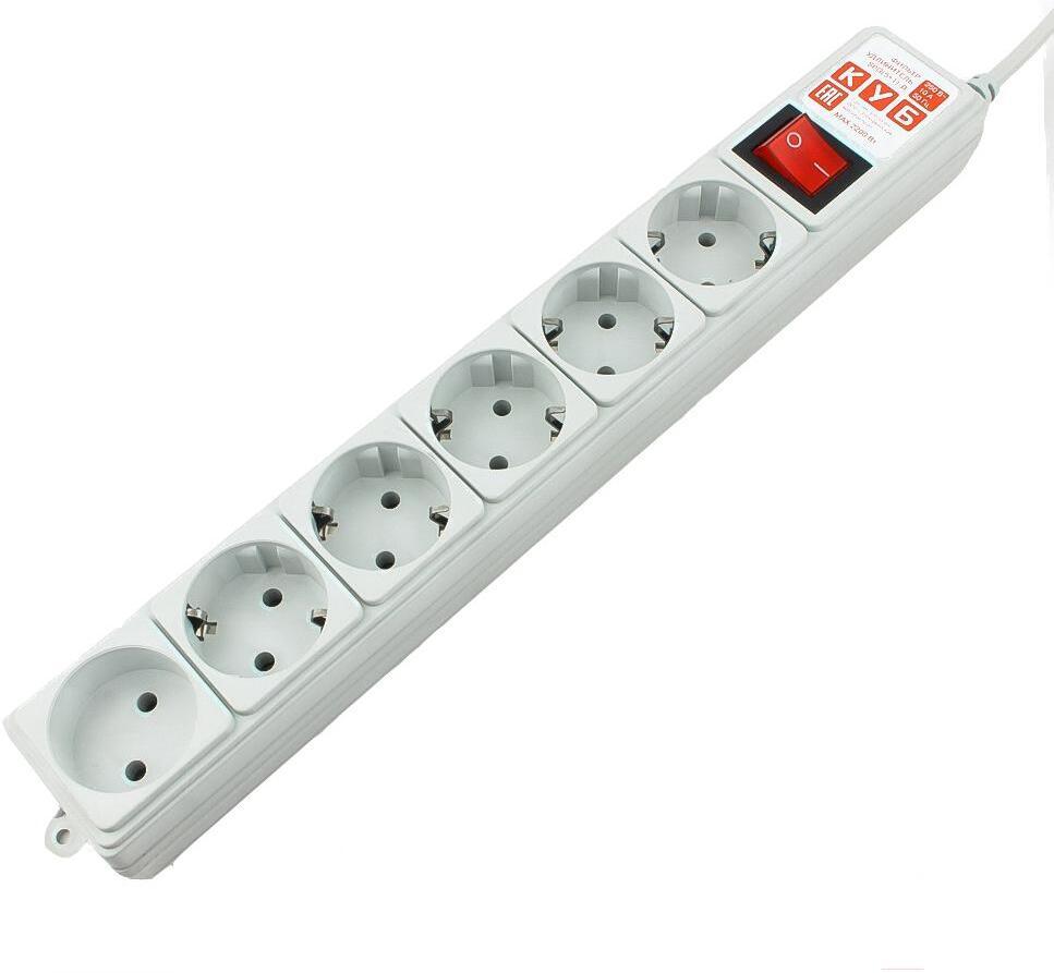 Сетевой фильтр Power Cube SPG(5+1)-16B-5М