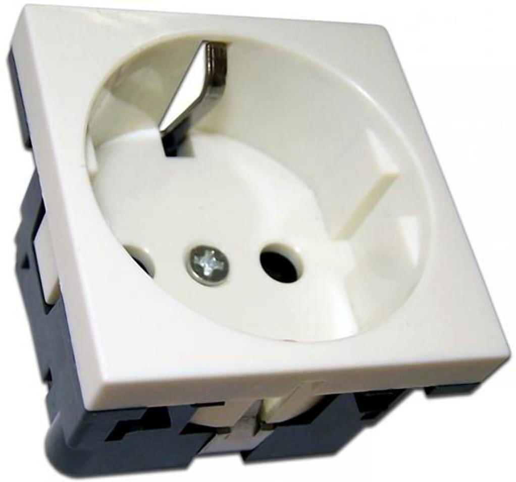 Розетка Lanmaster NM-EL45X45-WH белый