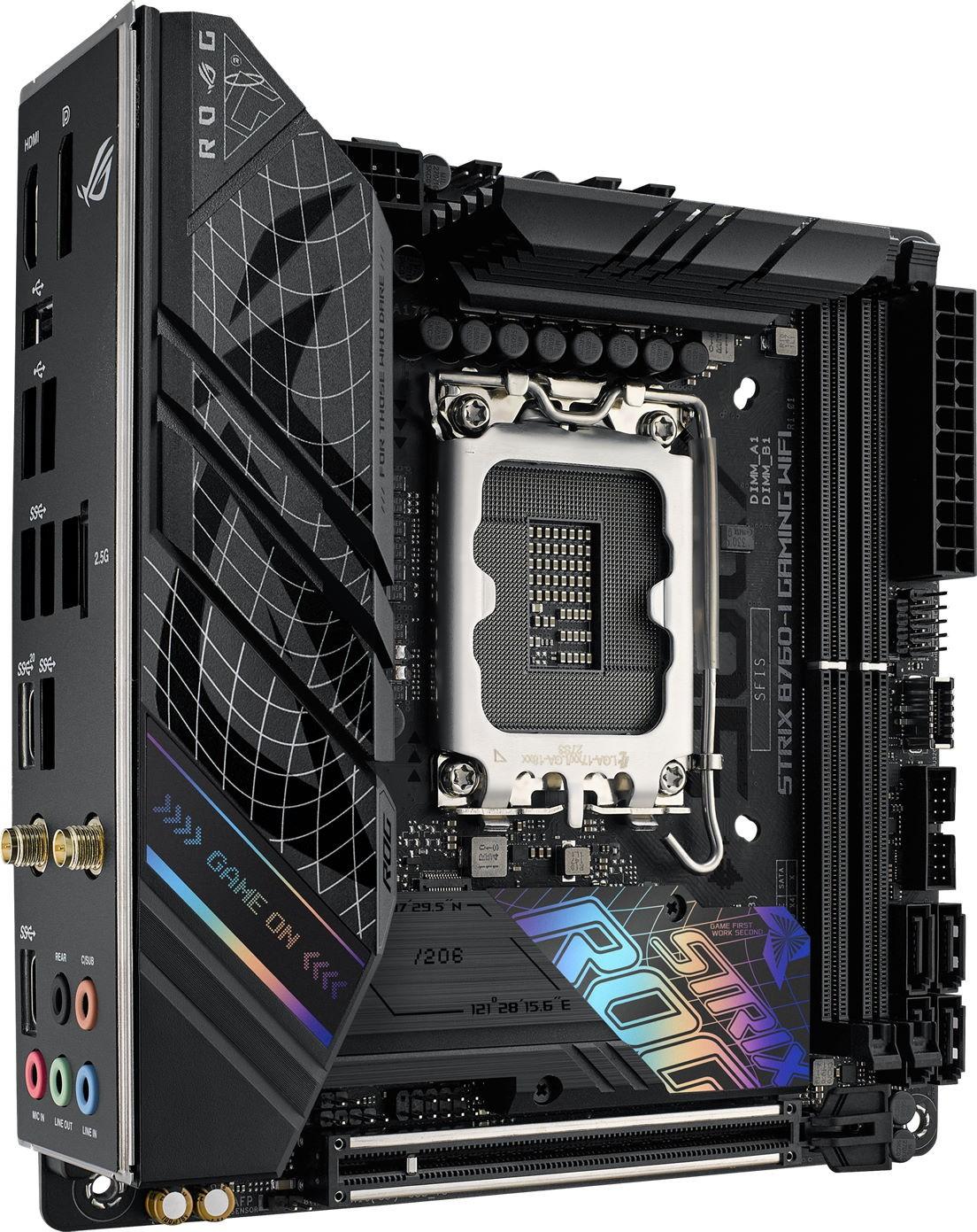 Материнская плата ASUS Rog Strix Gaming WiFi Soc-1700 Intel B760 DDR5 (B760-I)
