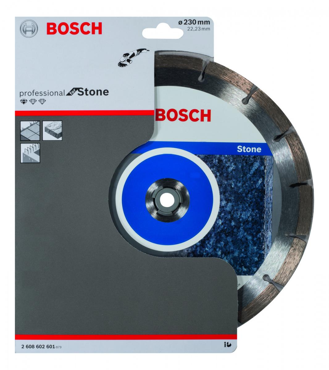 Алмазный диск Bosch 230х22мм Standard for Stone 2608602601