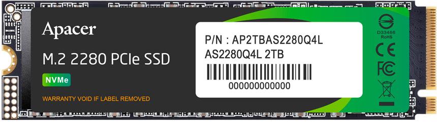 SSD диск Apacer 2TB AS2280Q4X (AP2TBAS2280Q4X-1)