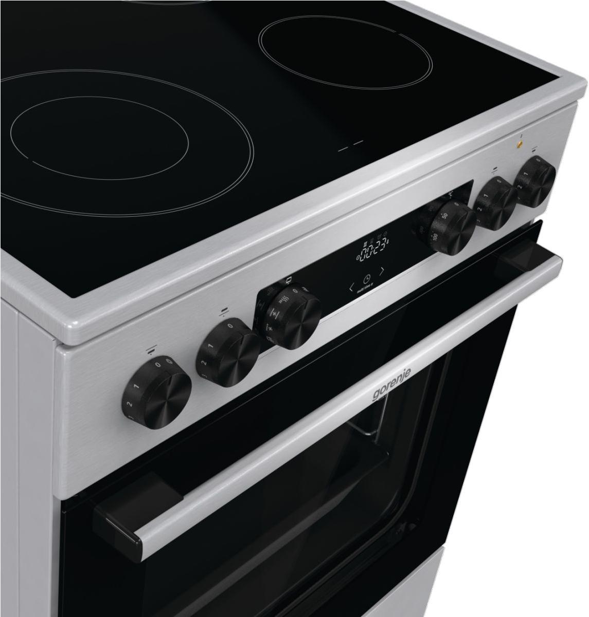 Кухонная плита Gorenje GECS6C70XC нержавеющая сталь