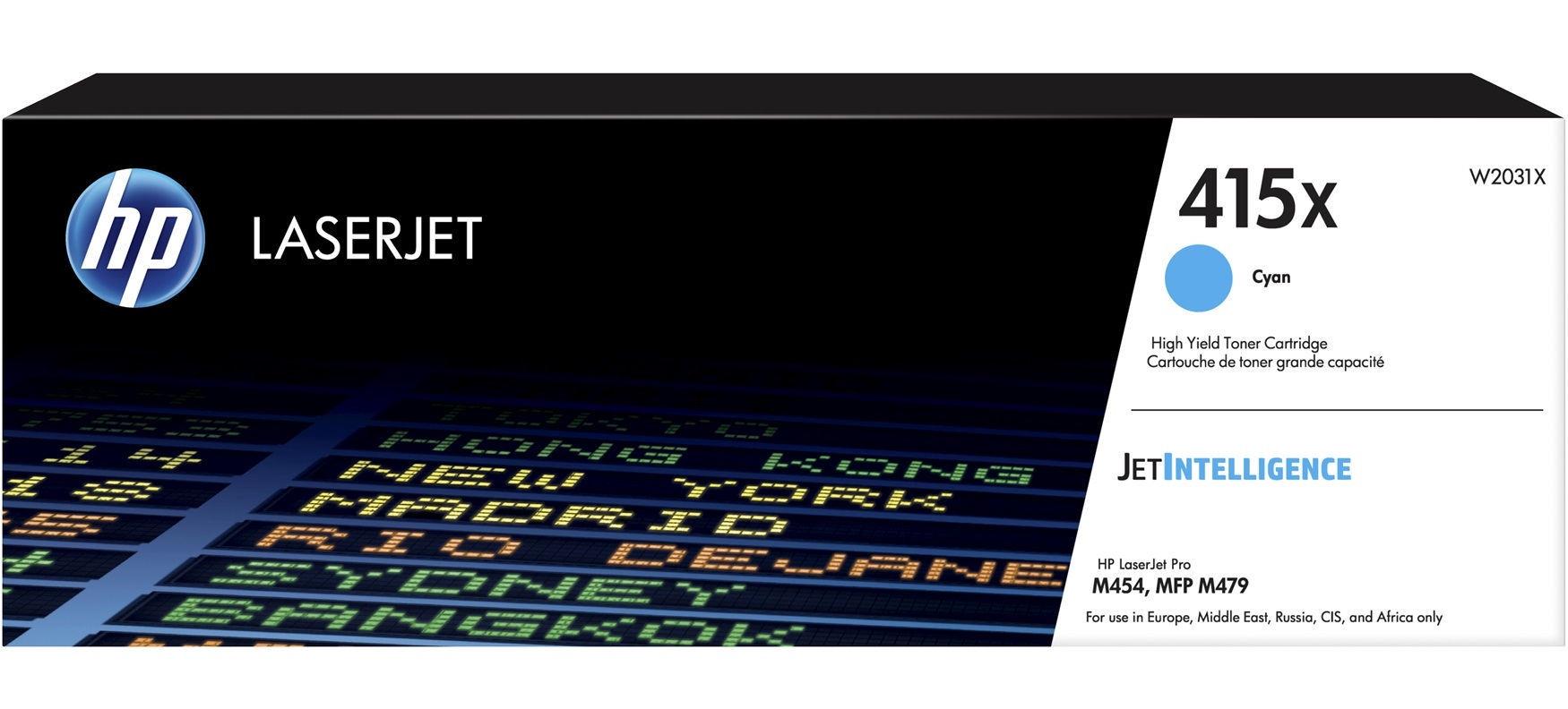 Картридж HP 415X циан (W2031X)