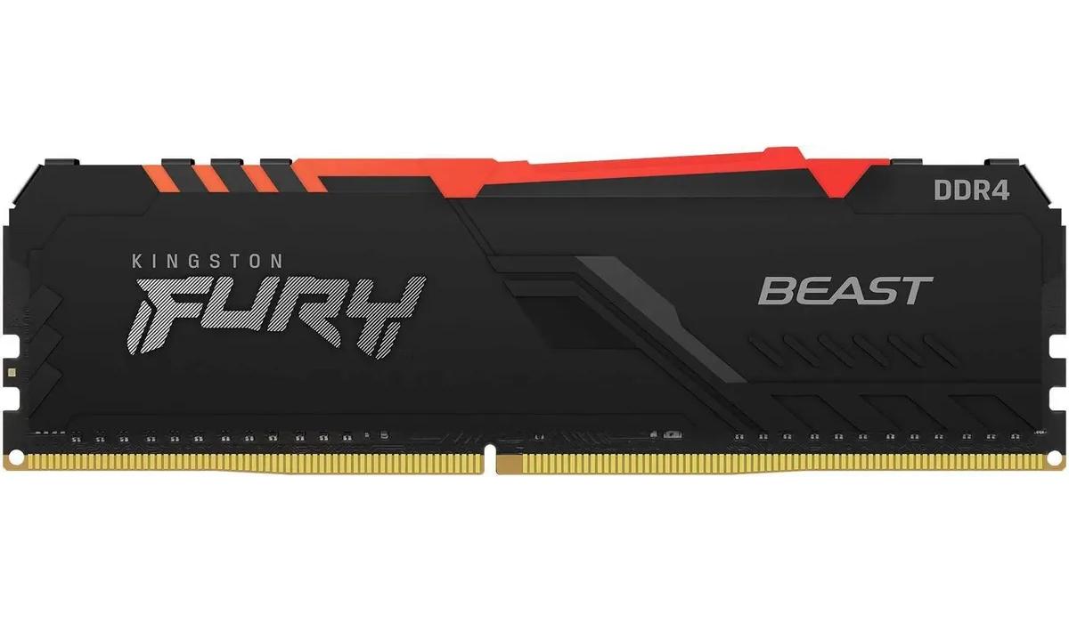 Оперативная память Kingston Fury Beast RGB DDR4 32GB (KF432C16BB2A/32)