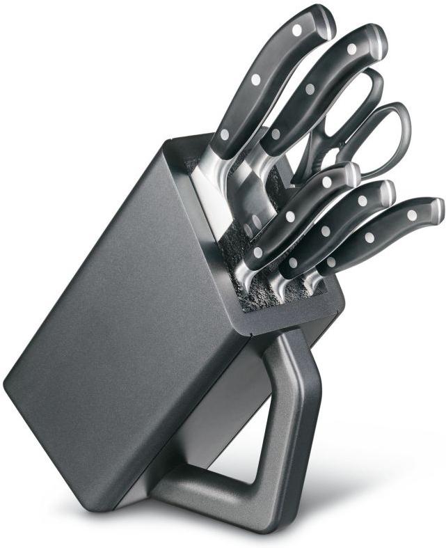 Набор кухонных ножей Victorinox Grand Maitre Cutlery Block черный (7.7243.6)