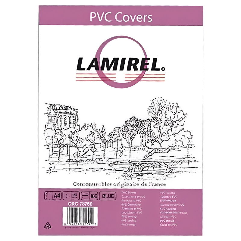 Обложка для переплета Fellowes Lamirel синий (LA-78780)