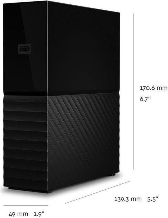 Внешний накопитель WD My Book 16TB (WDBBGB0160HBK-EESN)