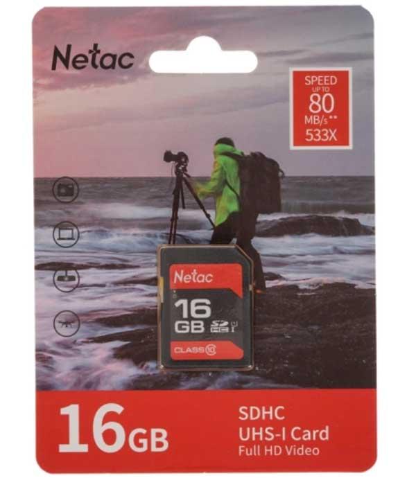Карта памяти Netac SDHC 16GB P600 (NT02P600STN-016G-R)