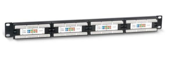 Патч-панель Cabeus PL-24-Cat.5e-Dual