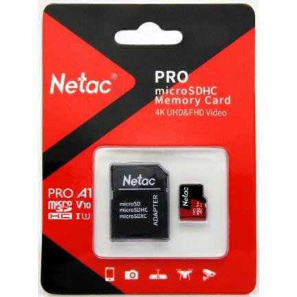 Карта памяти Netac P500 Extreme Pro 16GB с адаптером (NT02P500PRO-016G-R)