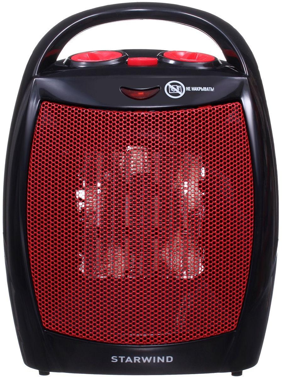 Тепловентилятор StarWind SHV2001 черный/красный