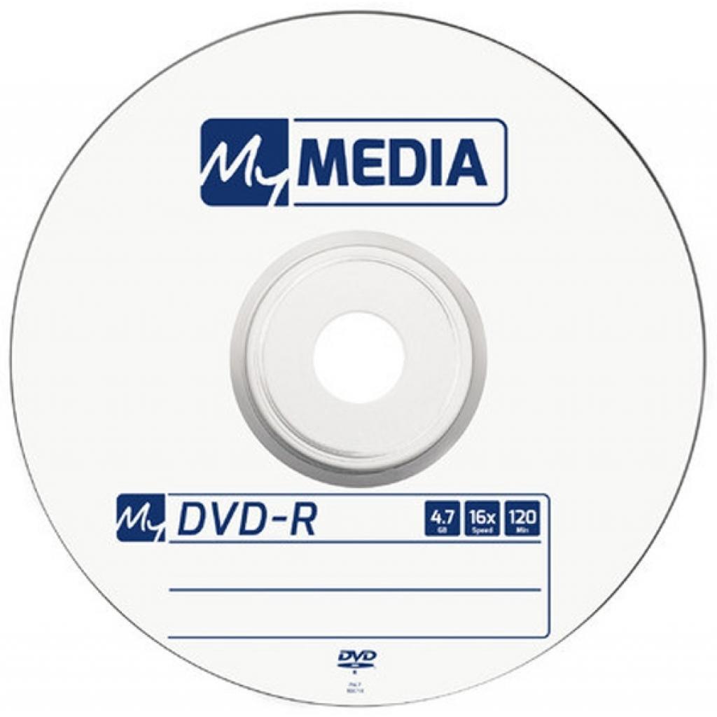 DVD-R диск MyMedia 4.7Gb 16x Pack wrap 50шт (69200)