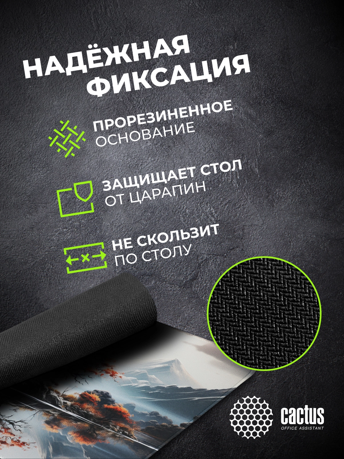 Коврик для мыши Cactus Lake (CS-MP-PRO18XL)