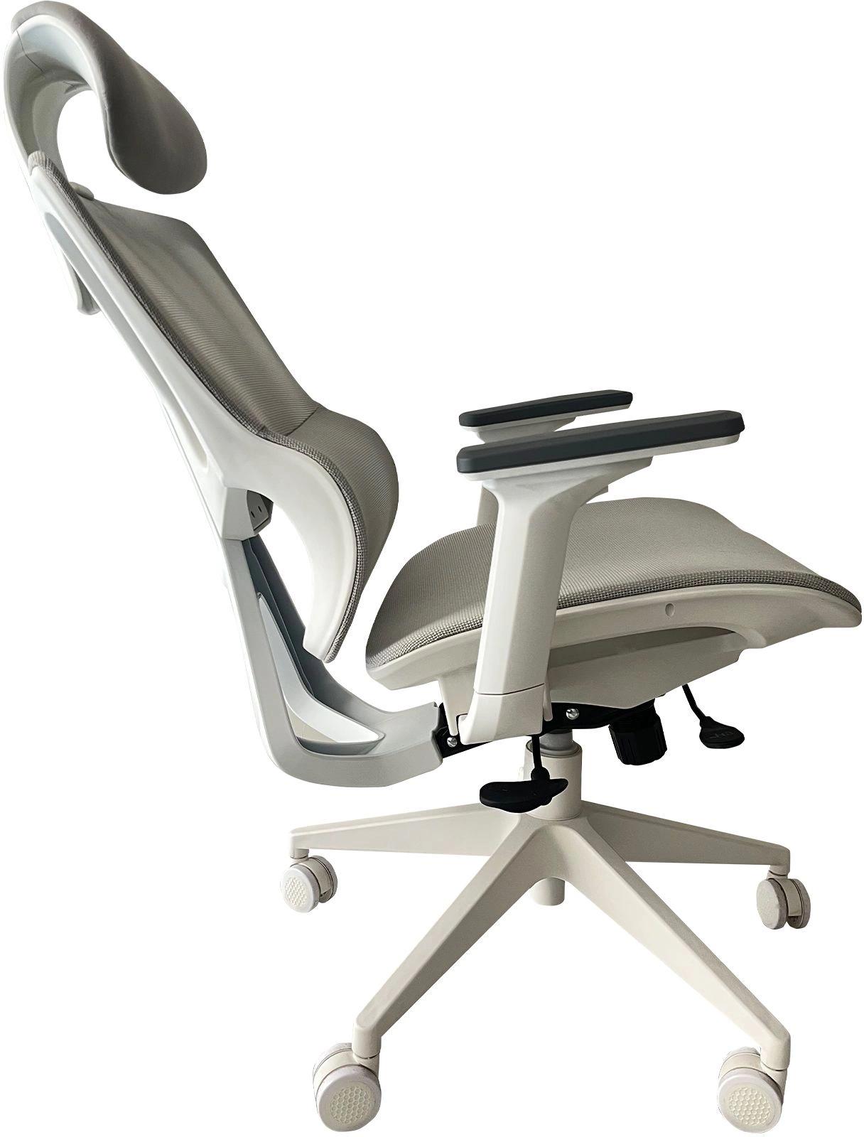 Офисное кресло Cactus CS-CHR-MC02GY серый пластик белый