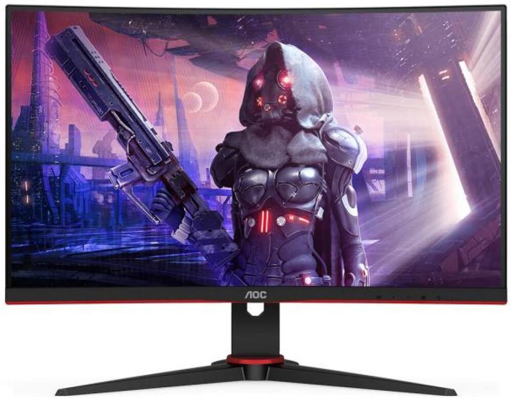 Монитор AOC C24G2AE/BK Black/Red