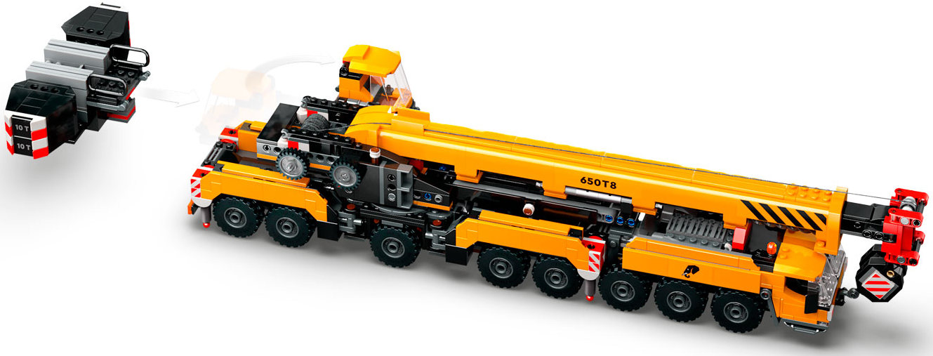Конструктор Lego City Желтый передвижной строительный кран (60409)