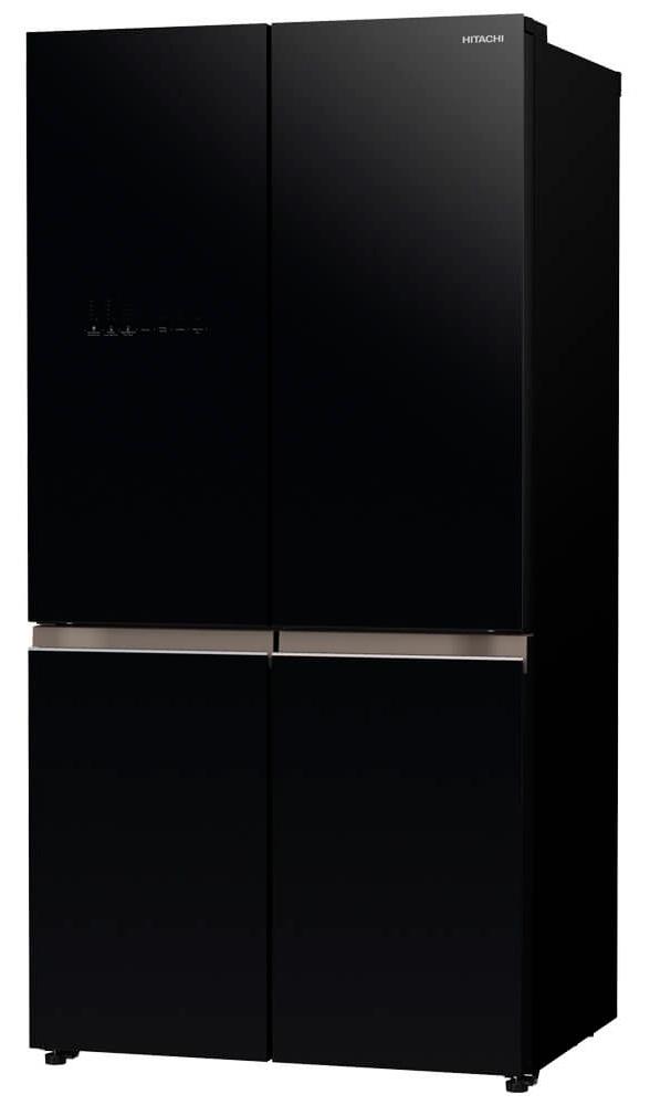 Холодильник Hitachi R-WB720VUC0 GBK черный стекло