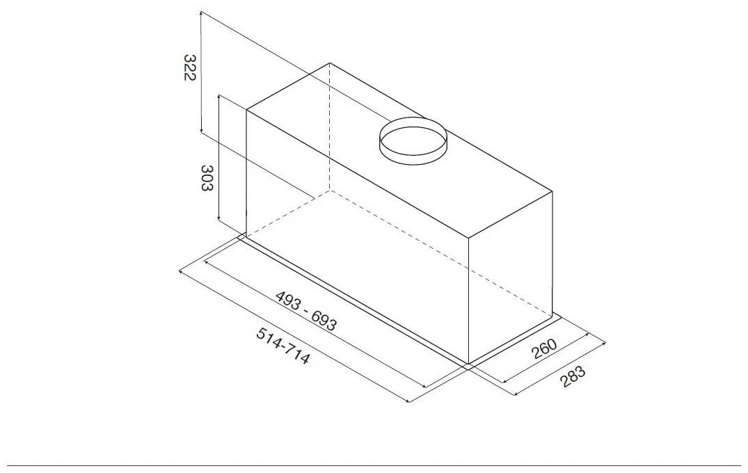 Кухонная вытяжка Elica Fold GR/A/52 серый (PRF0180808)