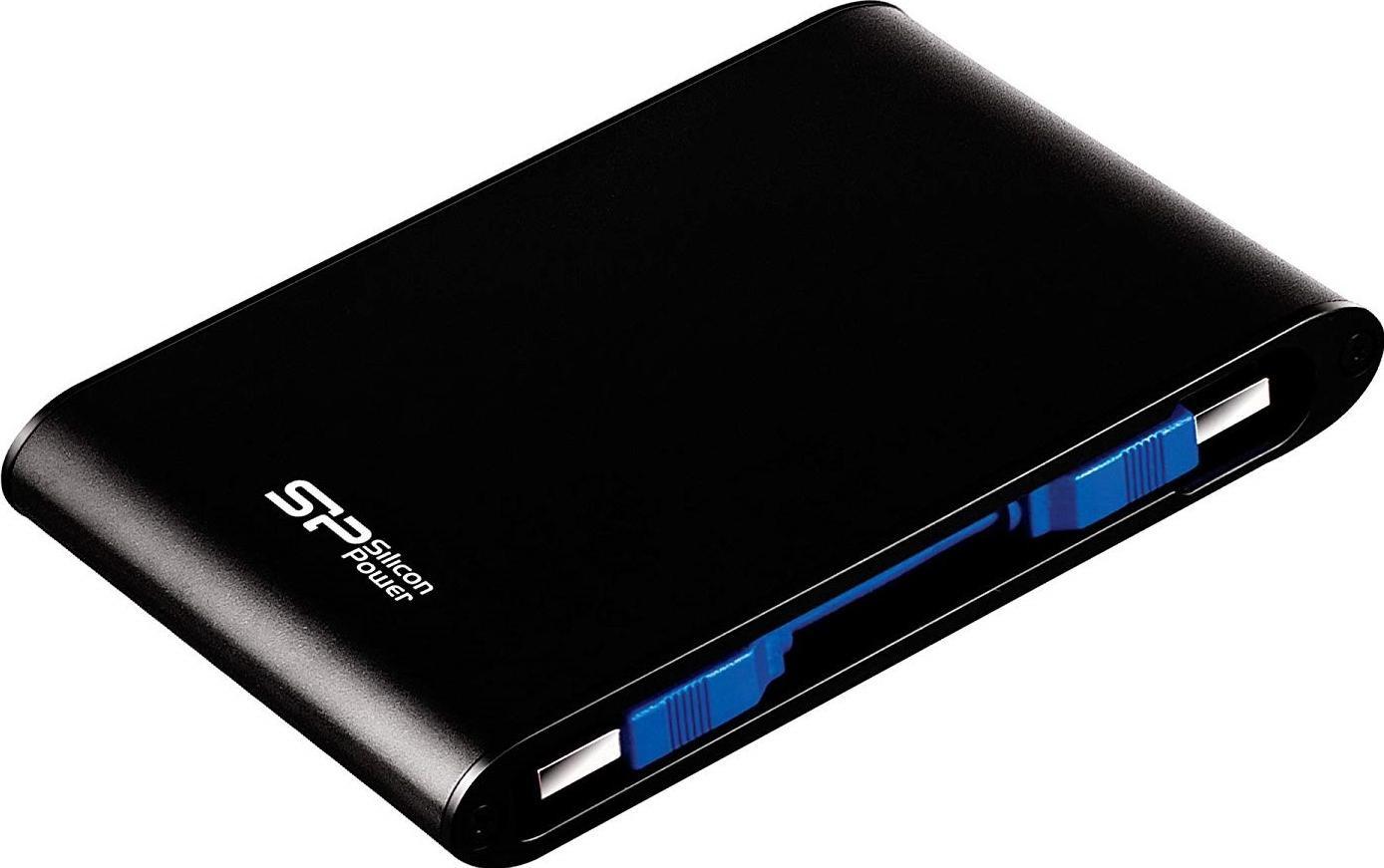 Внешний накопитель Silicon Power Armor A80 2Tb Black (SP020TBPHDA80S3K)