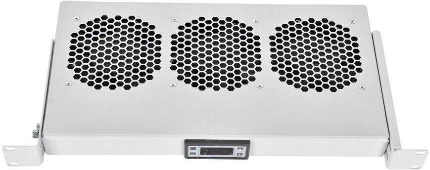 Модуль вентиляторный Rem R-FAN-3K-1U серый