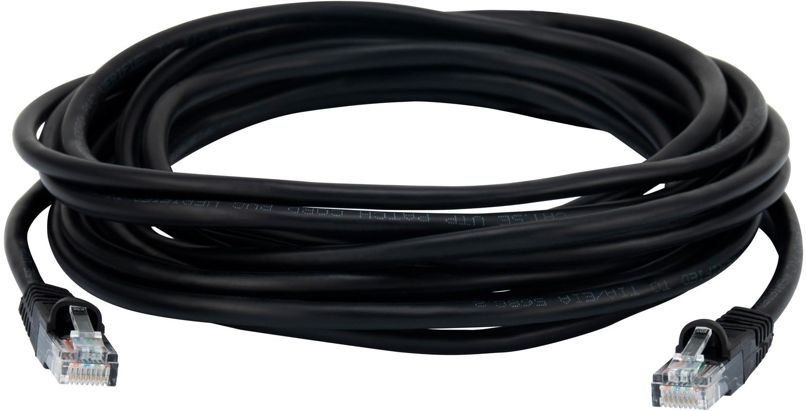 Патч-корд Buro UTP cat5E 5м черный RJ-45 (m)-RJ-45 (m)